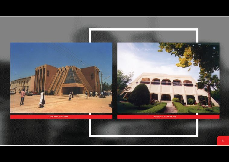 Le bâtiment de la BICIS en Gambie et le Siege du Groupe Atepa Le bâtiment de la BICIS en Gambie et le Siege du Groupe Atepa