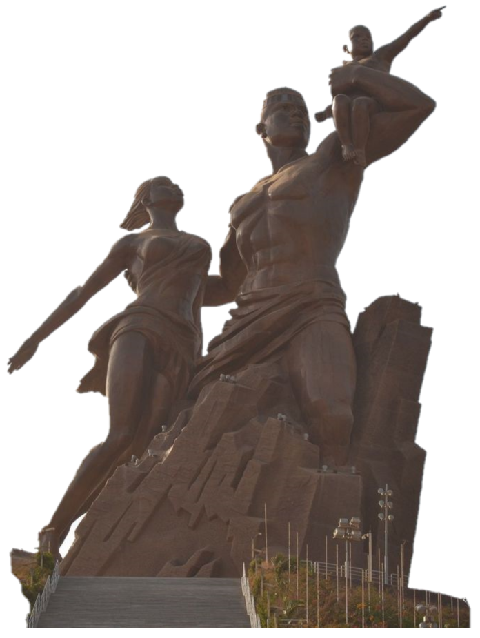 Sénégal : le futur Monument à la renaissance africaine sort de terre