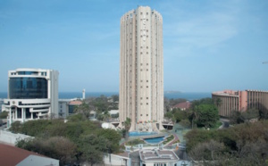 The BCEAO Siège (headquarters) in Dakar, Senegal