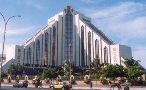 Le bâtiment de l'Agence BCEAO à Dakar en 1985